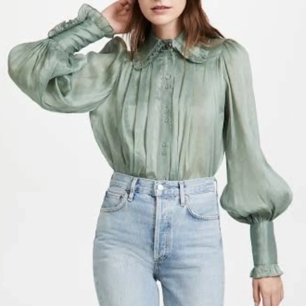 AJE Idealist Shirt • Dusty Sage • RRP $295 Tags attached NEVER WORN - Picture 9 of 10